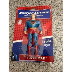 Justice League The New Frontier Superman Bendable Figure DC Comics Circa 2007-20